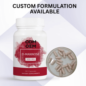 Cápsula de manosa D para etiqueta privada Cranberry D manosa 90 Cápsula Vejiga Hígado Suplemento de salud digestiva Cápsulas - Product Image 2