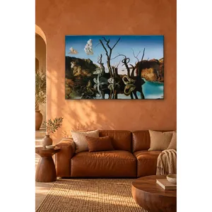 Impression sur toile Fida Salvador Dali Cygnes reflétant des éléphants - Product Image 5