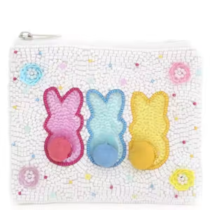 Pochette de monnaie Tommy perlée à la main oranges et couleur vert/ivoire avec choix de couleur personnalisé fabriqué en Inde - Product Image 2