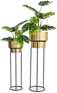 <b>Beautiful</b> New Design Modern Eco-Friendly Iron Flower Pot Planter <b>Vases</b> with Stand Round Shape for Home Decor - Product Image 4