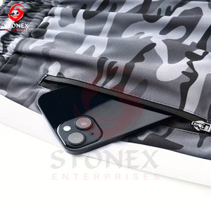 Pantalones Cortos Estampados de Alta Calidad para Hombre de Talla Grande |   Shorts Deportivos y de Playa Transpirables de Cintura Media |   Servicio OEM, Impresión Personalizada Disponible - Product Image 5