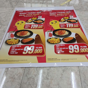 Tùy chỉnh in Bảng menu Decal Fomex <span class=keywords><strong>Standee</strong></span> cho quảng cáo trong nhà hiển thị VN dịch vụ in ấn - Product Image 2