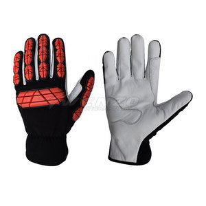 ถุงมือฝึกซ้อมหนังคุณภาพสูงจากโรงงาน ป้องกันแรงกระแทก แบบเต็มนิ้ว ปรับสายรัดข้อมือได้ เพื่อความปลอดภัย - Product Image 1