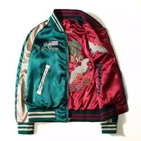 Veste en satin de soie teintée de haute qualité, personnalisable avec votre propre style, qualité professionnelle, respirante, pour l'hiver, prix abordable, très vendue, coupe classique