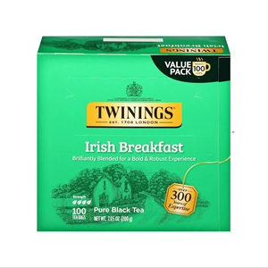 Twinings Irish Breakfast <b>Black</b> Tea Individually <b>Wrapped</b> Bags, 100 Count - Product Image 1