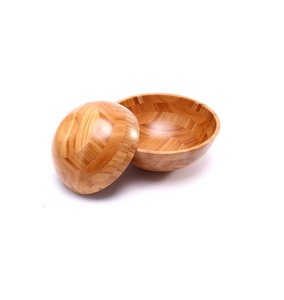 Ensemble de 3 bols en bois de qualité supérieure forme et taille personnalisées bols en bois pour la maison, hôtel, restaurant, vaisselle, bol de décoration de table - Product Image 5