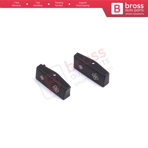 BDP608 2 piezas de cubiertas de botones para control de climatización y aire acondicionado 9233635 9233644 9229602 para la Serie 5 F10 F11 F01 F0 - Product Image 5
