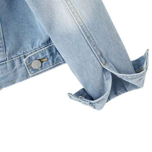 Chaqueta Vaquera de Mezclilla para Mujer, de Alta Calidad y Precio Económico, Nuevo Estilo, Talla Regular, Manga Larga, Ropa Casual - Product Image 5