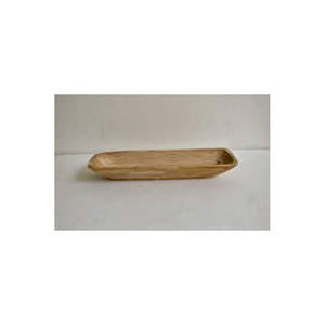 Frutero Rústico de Madera al por Mayor, Bandeja de Madera Tallada, Estilo Vintage, Organizador de Encimera de Cocina y Tazón Decorativo - Product Image 1