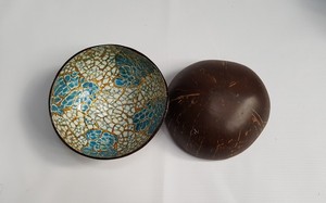 Bol en coquille de noix de coco de haute qualité en gros bols de noix de coco laqués du Vietnam pour l'artisanat de la maison et de la cuisine fabriqué au Vietnam - Product Image 6