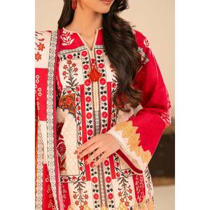 Traje Salwar Kameez de 3 Piezas en Algodón Khaddar Estampado con Dupatta para Festivales, Ropa Étnica, Estilo Pakistaní, Vestido Indio SD-52254 - Product Image 6