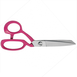 Ciseaux de tailleur de haute qualité poignée enduite rose brillante ciseaux droitiers avec vis de réglage ciseaux de fabricant de robe - Product Image 6