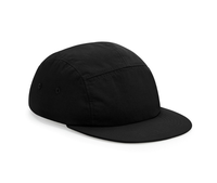 Casquettes de camping à 5 panneaux non structurées de haute qualité, à visière plate, avec boucle, personnalisables, unies, vierges, pour la pêche, la randonnée, le camping