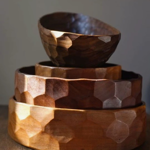 Bol de service en bois d'acacia mangue - Product Image 5