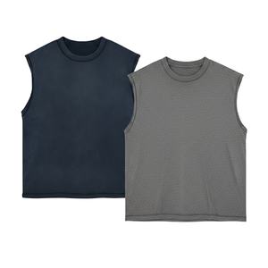Conjunto Deportivo para Hombre de Alta Calidad, Camiseta sin Mangas Transpirable 100% Algodón, Pantalones Cortos, Ropa Deportiva al por Mayor, Camisetas Deportivas - Product Image 1