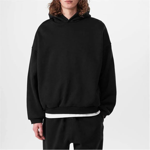 Sweat à capuche unisexe en coton avec cordon de serrage réglable Sweat à capuche léger pour le sport et le fitness Sweat à capuche coupe ajustée avec manches longues - Product Image 4