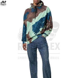 Men's Solid Winter <b>Tie</b> <b>Dye</b> <b>Hoodies</b> Fleece Fabric Custom Logo Basic Cotton Blended High Quality Label <b>Tie</b> <b>Dye</b> <b>Hoodies</b> - Product Image 4