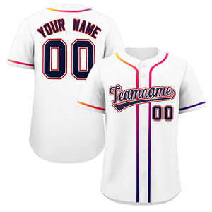 2025 maillots de baseball vierges de sublimation pure uniformes de chemise de baseball en gros personnalisés - Product Image 2