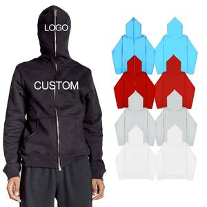 XY Full Zip Up Sweat à capuche fermeture éclair personnalisée Y2k Puff Print Fullzip Hoodie 3D Logo Full Face All Zip Up Hoodie Puff Print 3D Printed Hood - Product Image 1