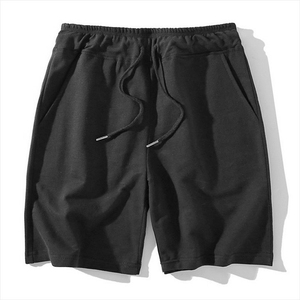 Verano 275gsm 100% algodón colores sólidos pantalones cortos Pantalones deportivos sueltos pantalones cortos casuales de moda para hombres con 8 colores en Stock - Product Image 5