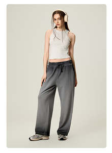 2025 personnalisé haute élastique Hot-girl Vibe lavé Racerback Crop débardeur Sexy Fit femmes débardeur - Product Image 5