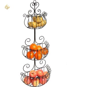 Black Color Powder Coated <b>Kitchen</b> Ware Accessories Spices Rack Latest Arrival Wrought Iron Home and Resorts Spice <b>Shelf</b> Holders - Product Image 6