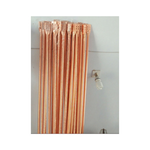 Varita de cobre Kansa, varilla de masaje de punto de disparo, madera + rodillo de cobre para el cuerpo del pie, masajeador de elevación y desintoxicación de la piel, herramienta para el cuidado de la piel - Product Image 2