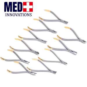 Juego de Instrumentos dentales de ortodoncia básica de 18 piezas, kit de herramientas de acero de alta calidad que Incluye alicates, implantes dentales de acero inoxidable - Product Image 2