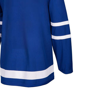 Maillot de hockey ample vintage à séchage rapide tissu en maille double couche maillots de hockey sur glace à manches longues pour hommes - Product Image 6