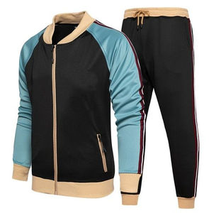 ชุดวอร์มผ้าฝ้ายมีซิปสำหรับผู้ชาย - Product Image 2