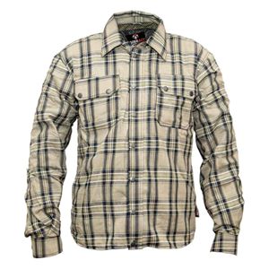 Camisa de leñador de franela para motocicleta CE para armadura hecha con cierre de cremallera transpirable antiarrugas - Product Image 6