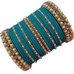 Venta Directa de Fábrica, Conjuntos de Brazaletes de Vidrio Redondos, Conjuntos de Churiyan Religiosos Islámicos para Mujeres Adultas, Joyería India - Product Image 1