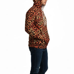 Hot Sale New Arrival <b>Leopard</b>-<b>print</b> Hoodies For Men Unique Style Breathable And Comfortable Men <b>Leopard</b>-<b>print</b> <b>Hoodie</b> - Product Image 6