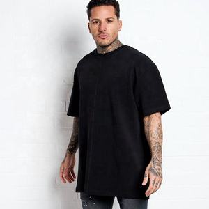T-shirt Oversize Homme Noir 100% Coton Lourd 2026 pour la Gym - Product Image 3