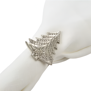 Best Sale Decorative <b>Christmas</b> <b>Tree</b> Metal Napkin Rings For <b>Christmas</b> Home <b>Table</b> Decoration - Product Image 1