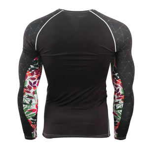 Your Own Design MMA BJJ <b>Long</b> <b>Sleeves</b> Rash Guard Best Quality Men Fitness Training Wear Quick-Dry Adult Sports Rash Guard <b>Top</b> - Product Image 6