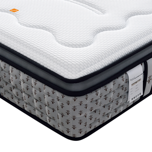 Colchón Híbrido de Lujo Moderno con Resortes, Viscoelástico de Alta Densidad y Espuma con Memoria, Tamaño Queen/King, Euro Top, Garantí<span class=keywords><strong>a</strong></span> de 10 <span class=keywords><strong>A</strong></span>ños, Enrollado - Product Image 1