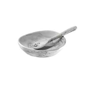 Cuenco de comida epoxi de resina hecho a mano de calidad superior accesorio de comedor ecológico para una presentación de mesa elegante - Product Image 3