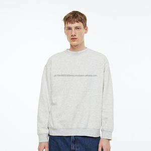 Pull en tricot à col ras du cou en polaire pour hommes, décontracté, hiver, chaud, manches longues, pulls pour hommes - Product Image 1