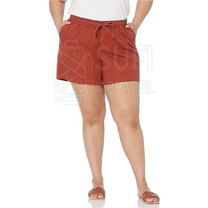 Shorts Bermuda d'été classiques pour femmes, taille haute, en tissu 100 % coton doux et léger, conçus pour un confort optimal par temps chaud - Product Image 4