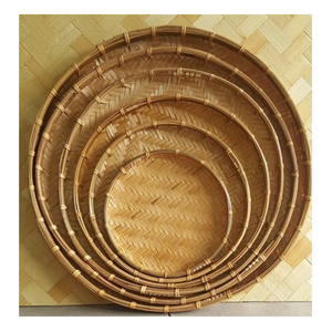 Panier tamis en bambou fait à la main pour l'exportation: 100% Artisanat naturel et utile pour une cuisine durable, une utilisation durable, écologique - Product Image 3