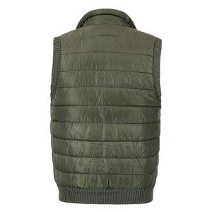 เสื้อกั๊กขนปลาปักเป้าสำหรับผู้ชายแบบมืออาชีพมีซิปแบบเรียบสำหรับฤดูหนาว - Product Image 3