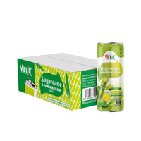 Canne à sucre Pandan Jus OEM ODM Marque privée Fabricant de boissons Usine du Vietnam 330ml Alu peut 24 par carton Petit quantité minimale de commande