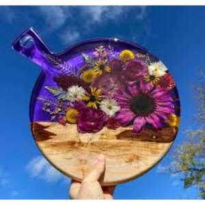 Bandeja de servicio de resina de diseño hecho a mano de primera calidad de una sola pieza con forma y tamaño personalizados a precios económicos - Product Image 5