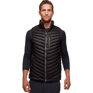 Gilet matelassé pour hommes conçu sur mesure par le fabricant pour l'hiver, vêtements d'extérieur de sport sans manches et matelassés avec logo, style décontracté - Product Image 1