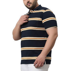 Hombres transpirables de alta calidad para Polos personalizados con su propio logotipo Tallas grandes Patrón sólido - Product Image 2