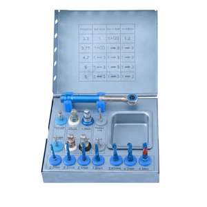 Kit Universal de Implantes Dentales, Llave Dinamométrica con Destornilladores, Juego de Instrumentos Quirúrgicos, Plateado - Product Image 4