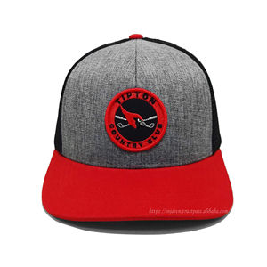 Sombrero deportivo de malla con logotipo de parche bordado personalizado de 6 paneles de dos tonos, moda juvenil y cómoda para todos, elaborado por Injae Vina - Product Image 1