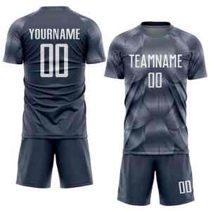2025-2026 Pakistán Marca personalizada Camiseta de fútbol Nombre del equipo del jugador personalizado Acero Gris 100% Poliéster Uniformes para hombres - Product Image 6