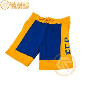 Pantalones cortos bordados de lana de algodón Sigma Gamma Rho personalizados Sorority ropa griega de alta calidad mujeres fraternidad transpirable - Product Image 3